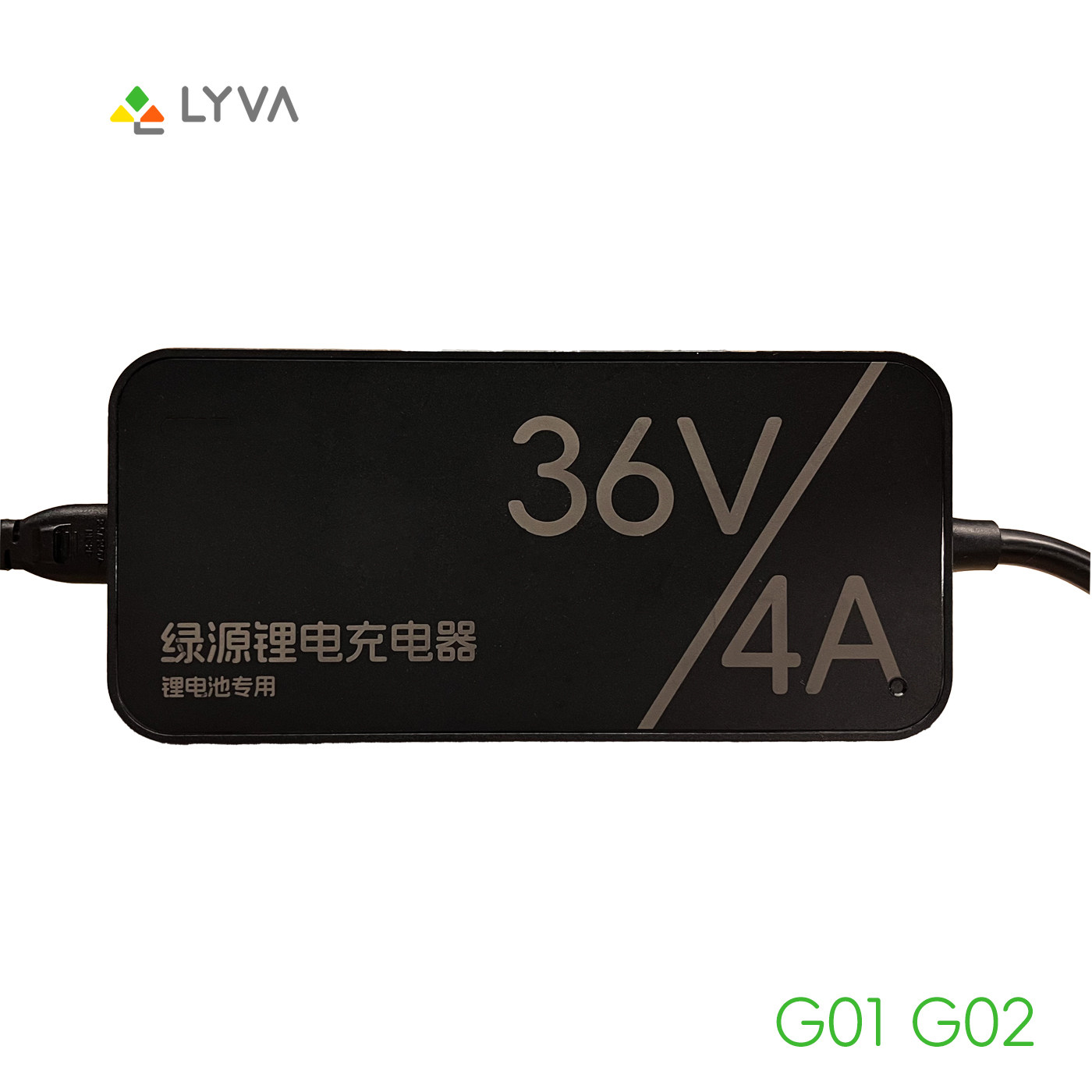 LYVA 电助力自行车 G01 G02 电源适配器充电器