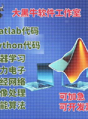 matlab程序图像信号处理simulink控制仿真Python算法模型组合优化