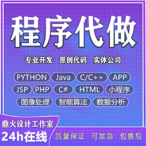 计算机python代编程java代码编写c/c++程序代做php接单c#开发安卓
