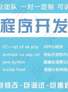 java代编程调试matlab软件开发php代码编写c++语言python深度学习