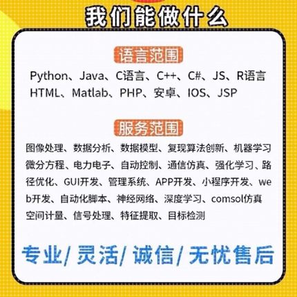 matlab代编程序Python深度机器学习图像信号处理微分方程代码复现