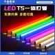LED彩色灯管t5一体化红绿蓝紫黄光奢石氛围拍摄0.6米1.2米长条灯