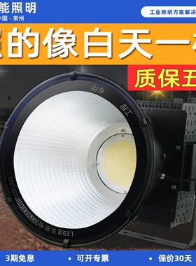 建筑之星led塔吊灯户外防水球场照明探照工地上用的灯1000瓦2000w