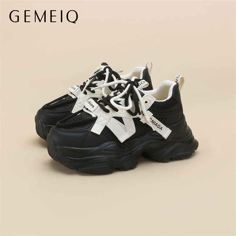 戈美其厚底增高老爹鞋