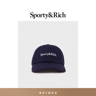 Duty系列男女同款 Off Sporty&Rich 字母logo休闲棒球帽 秋冬新品
