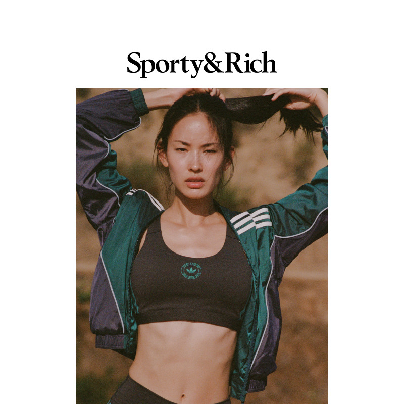 [秋冬新品]Sporty&Rich 联名系列男女同款WINDBREAKER夹克外套