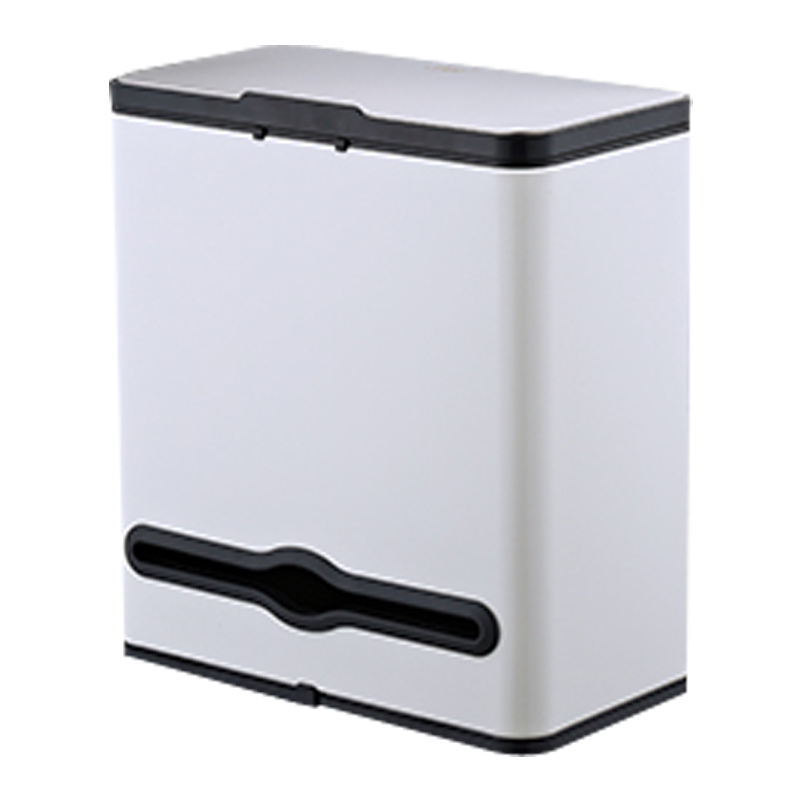 壁挂式垃圾桶厨房卫生间厕所y手推式悬挂家用厨余分类不锈钢垃圾