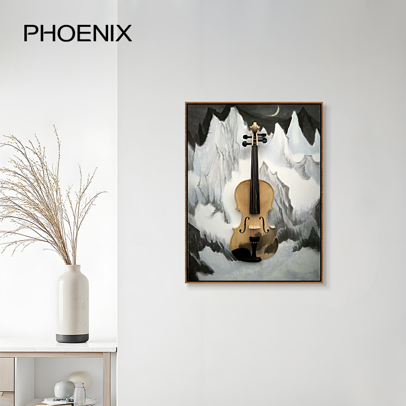 PHOENIX菲妮克斯小提琴装饰画《山曲夜月章》肖飞飞收藏级艺术画