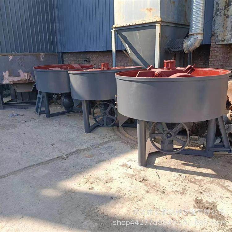 耐火厂用混沙机石头轮碾机轮碾搅拌机型号碾轮碾砂机