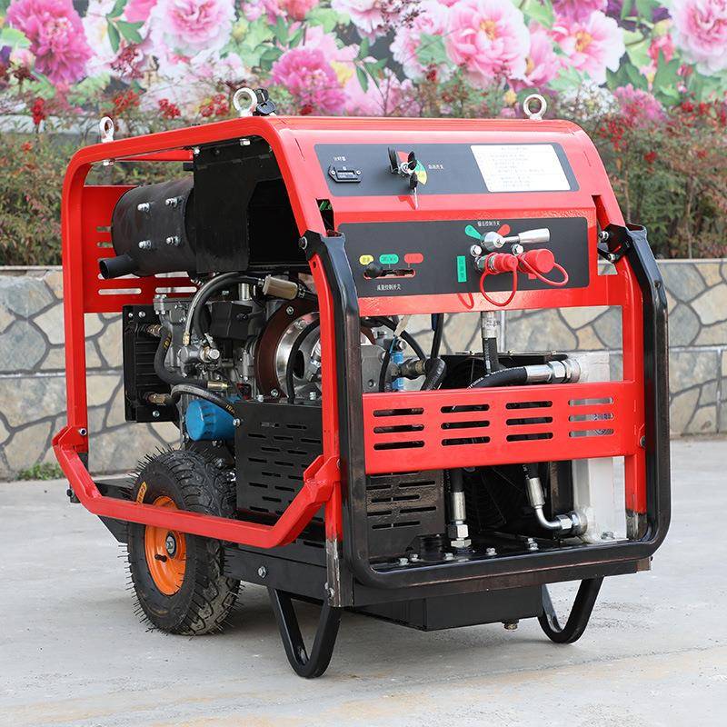 可移动23马力汽油液压动力站应急双回路小型液压动力源厂家