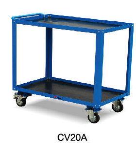 厂家供应钢制工具推车CV20A双/三层200KG钢板平板手推车