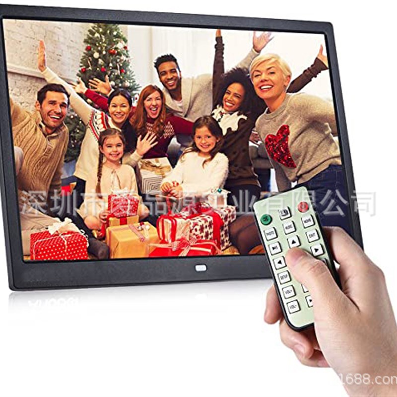 15.4寸高清触摸按键数码相框电子相册壁挂展架视频广告机宣传册