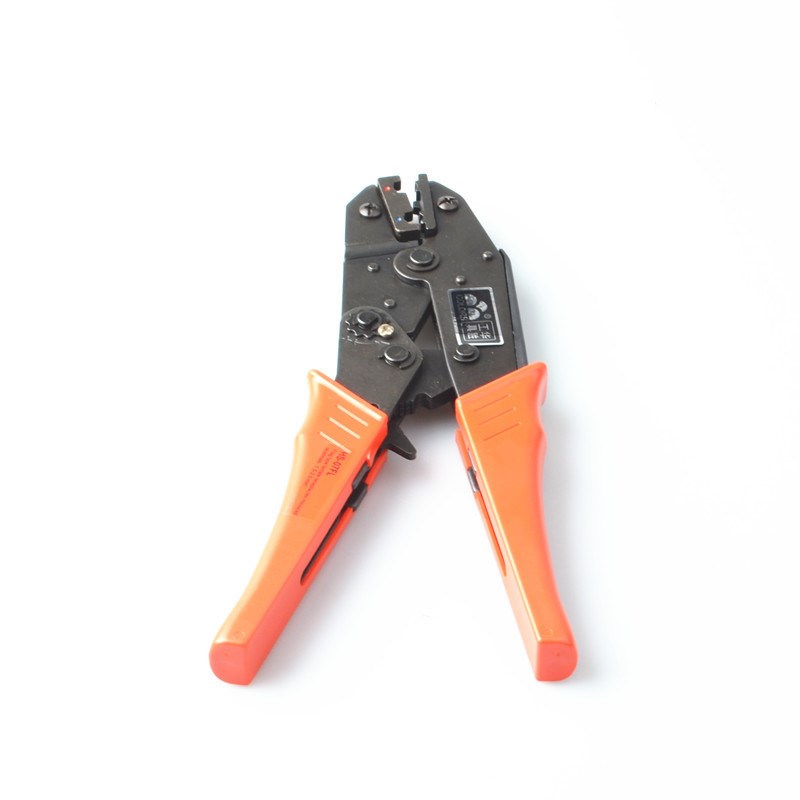 华胜工具 HS-07FL 旗形母绝缘接头压接钳 棘轮式端子钳 HS-08FL