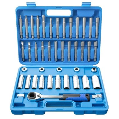 43件套拆避震器塔顶上座螺丝工具 减震器拆装拆卸工具套筒