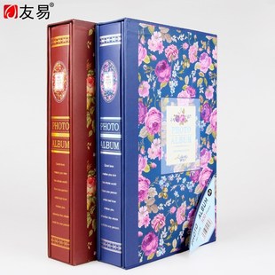 家庭相簿相册 盒装 影集混装 5寸相册260张7寸相册20张复古插页式