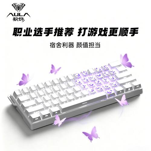 狼蛛WIN60磁轴键盘有线高性能