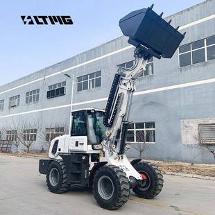 载机厂家直销2.5吨四驱液压多功能工程跨境轮式 小铲车伸缩臂装