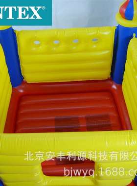 INTEX48259蹦蹦床家用跳跳床弹跳床室内外儿童充气乐园城堡淘气堡