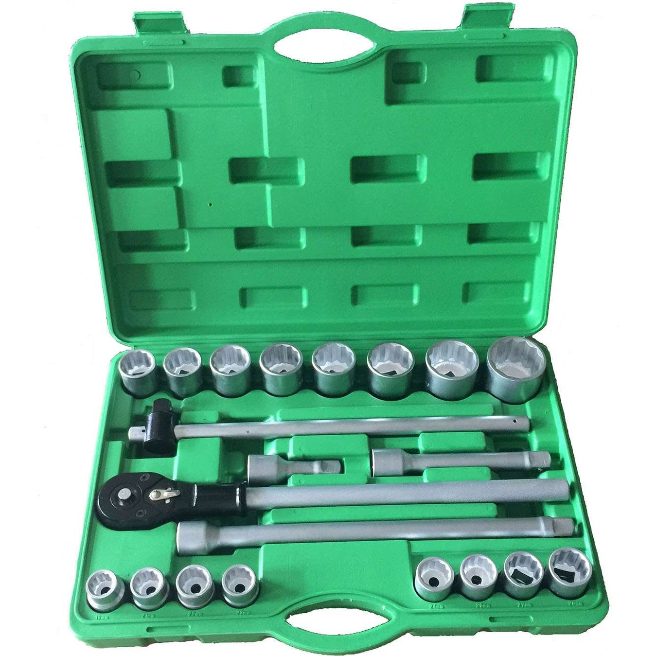 3/4“22PC 公制套筒组套 6角 哑光,农机/农具/农膜,割灌机/割草机/油锯,淘宝优惠券,粉丝福利购,淘宝优惠卷