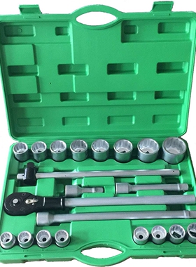 3/4“22PC 公制套筒组套 6角 哑光