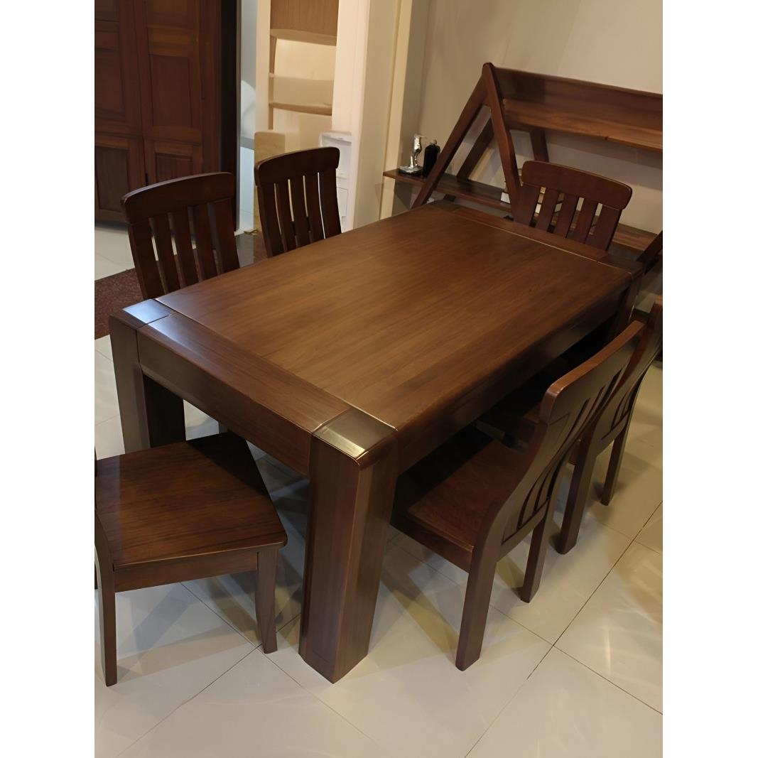 新疆包邮黑胡桃木家具全纯实木餐桌长方形1.8饭桌现代中式客厅胡