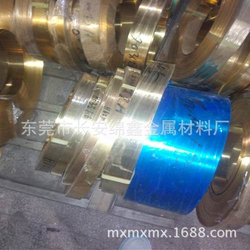 高精分条H65黄铜带 H62黄铜带 紫铜带 磷铜带