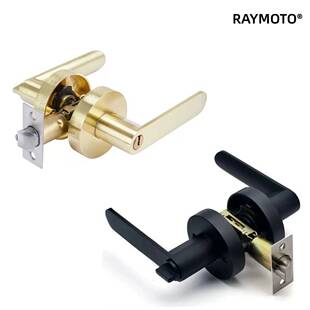 三杆式执手锁铜叶片钥匙房间门锁铝合金卫生间schlage kwikset