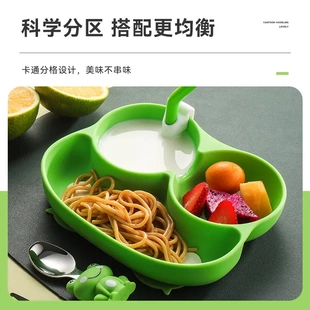 硅胶婴儿辅食餐盘儿童餐具小餐盘宝宝学吃饭吸盘餐碗
