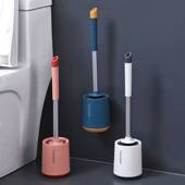 软胶马桶刷家用无死角卫生间洗厕所刷子壁挂清洁长柄洁厕刷神器