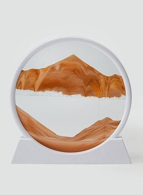 绝美流沙画 画摆件客厅酒柜电视柜家居装饰品轻奢R办公室艺术沙漏