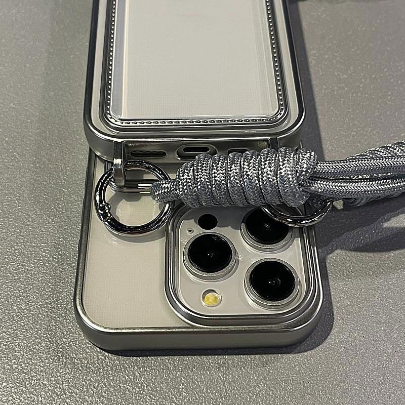 适用4pro可放照片插卡套K70K60K50斜挎电镀note13