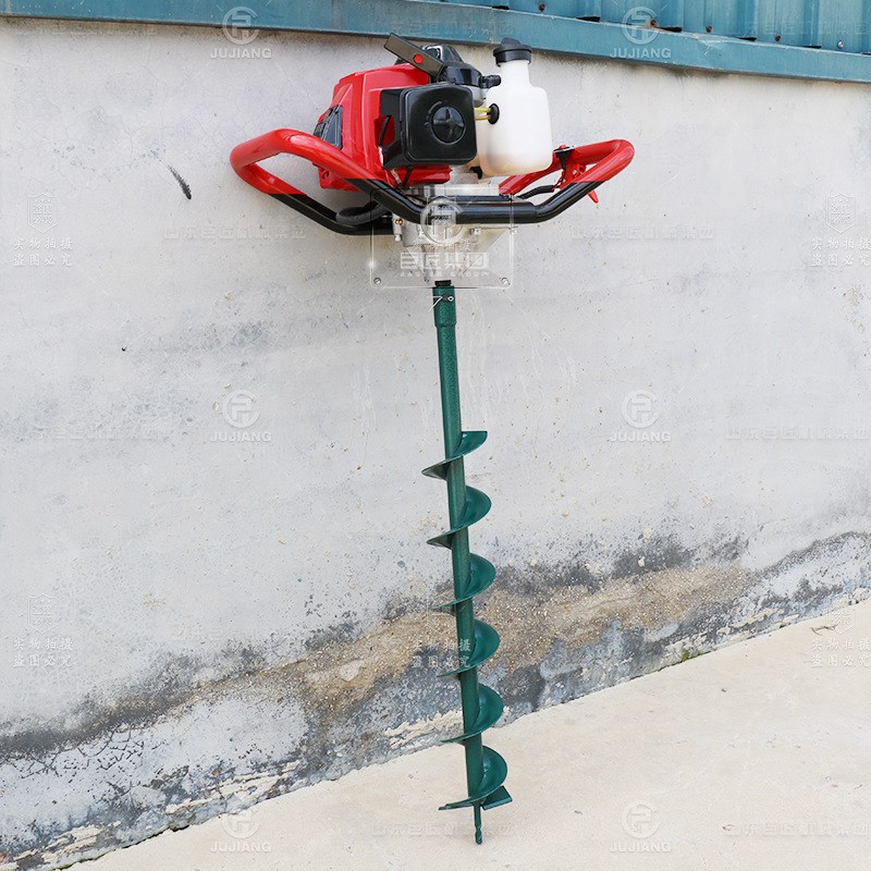 巨匠果园挖坑打洞器钻土地 小型便携式钻机 螺旋钻手持钻孔机