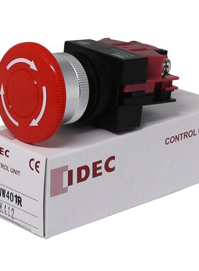 IDEC和泉22mm蘑菇头急停按钮开关AVW401R 410R AVW402R 420R 411R