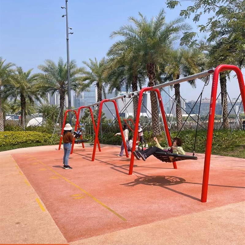 户外秋千儿童庭院挂树塑料滑梯二合一幼儿园游乐设备组合定制