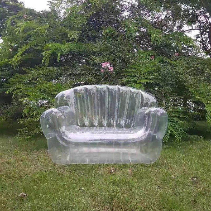 A10L网红双人充气沙发透明系列沙发椅家用户外便携式品质柔软椅子