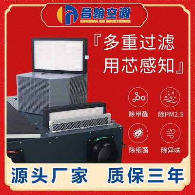新风换气机三型商用全热交换新风机吊顶式净化空气过滤排风换气机