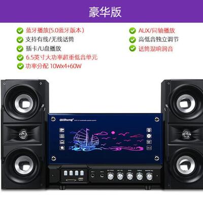 奇声D-20家用K歌台式炮机家庭客家庭KTV套装电脑音响多媒体音箱