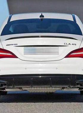 适用于13-19款奔驰CLA200260改装AMG后唇四出尾喉排气CLA前铲前唇