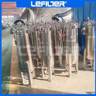 工业废水井水河水循环水泥沙不锈钢布袋式过滤器