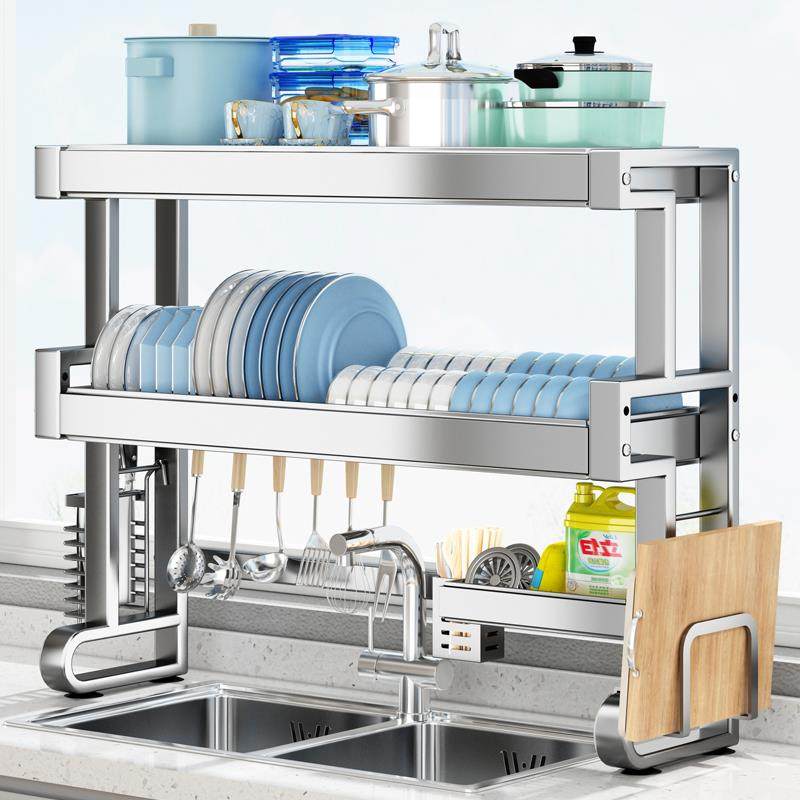 304不锈钢厨房水槽置物架碗碟收纳水池多功能放碗盘沥水碗架餐具,机械设备,其他机械设备,淘宝优惠券,粉丝福利购,淘宝优惠卷