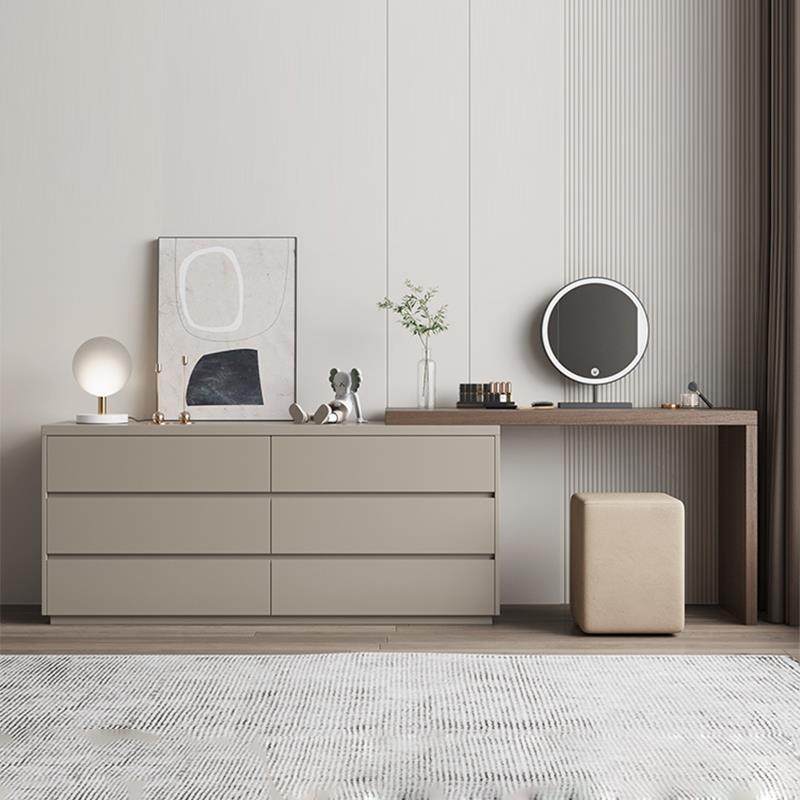 W8实木意式极简梳妆台五斗柜一体卧室电视柜化妆桌组合床尾收纳整,纺织面料/辅料/配套,纺织机械配件,淘宝优惠券,粉丝福利购,淘宝优惠卷