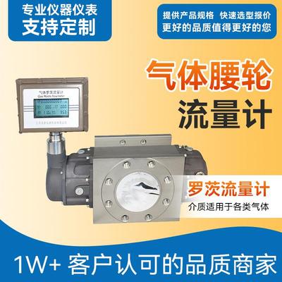 气体腰轮罗茨流量计天然燃煤瓦斯液化贸易计量LLQ智能气体流量计