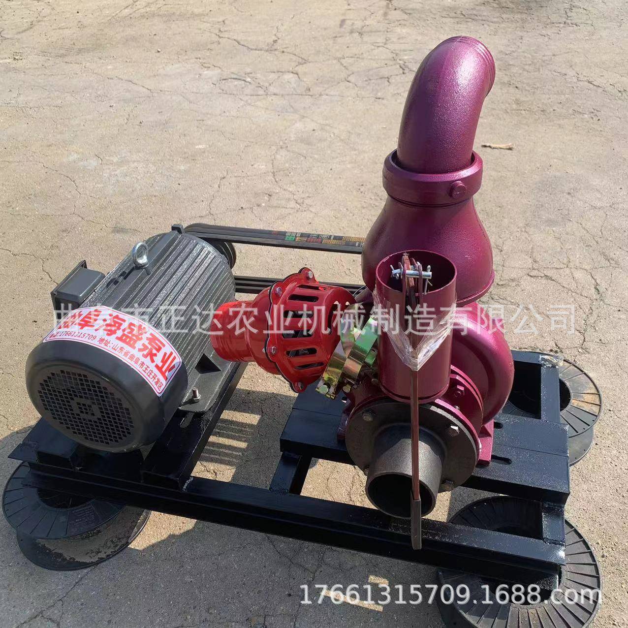 7.5千瓦全铜电机框架款4寸排水泵农田远距离送水抽水机农用水泵