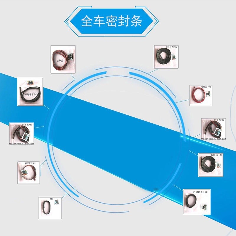 新老款北京BJ40汽车密封条全车门加装型隔音胶条防水防尘改装