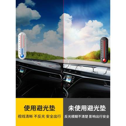适用于卡罗拉内饰改装14-21款仪表台避光垫汽车用品雷凌装饰