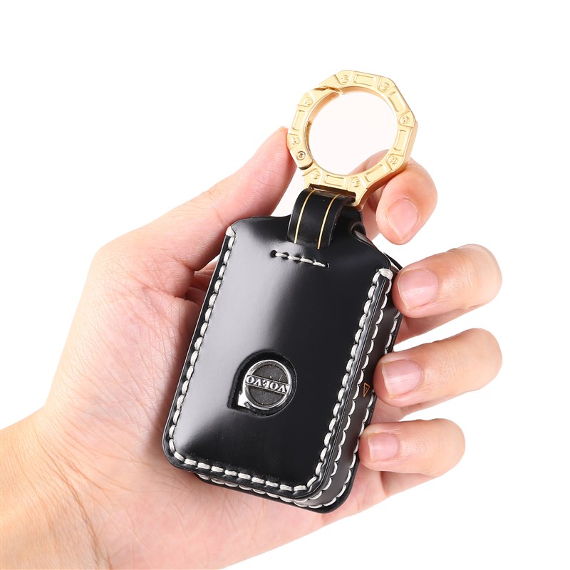 适用23款沃尔沃钥匙套xc60 s90 xc90高档xc40包v40男s60l车用壳扣