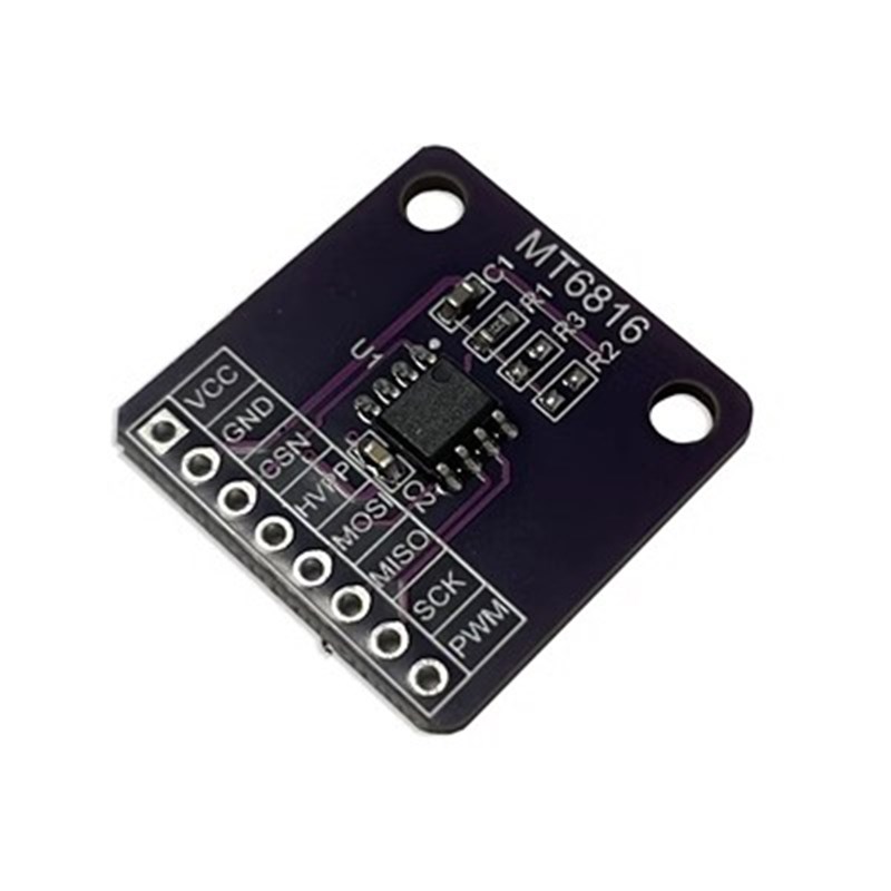 MT6816高速高精度磁编码器磁感应角度测量传感器模块测试评估板