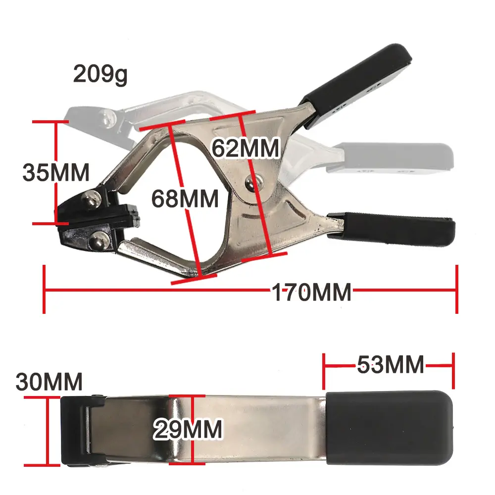 货源 长钢弹簧夹设置快速工具夹 重型夹具钳子手动工具帐篷夹