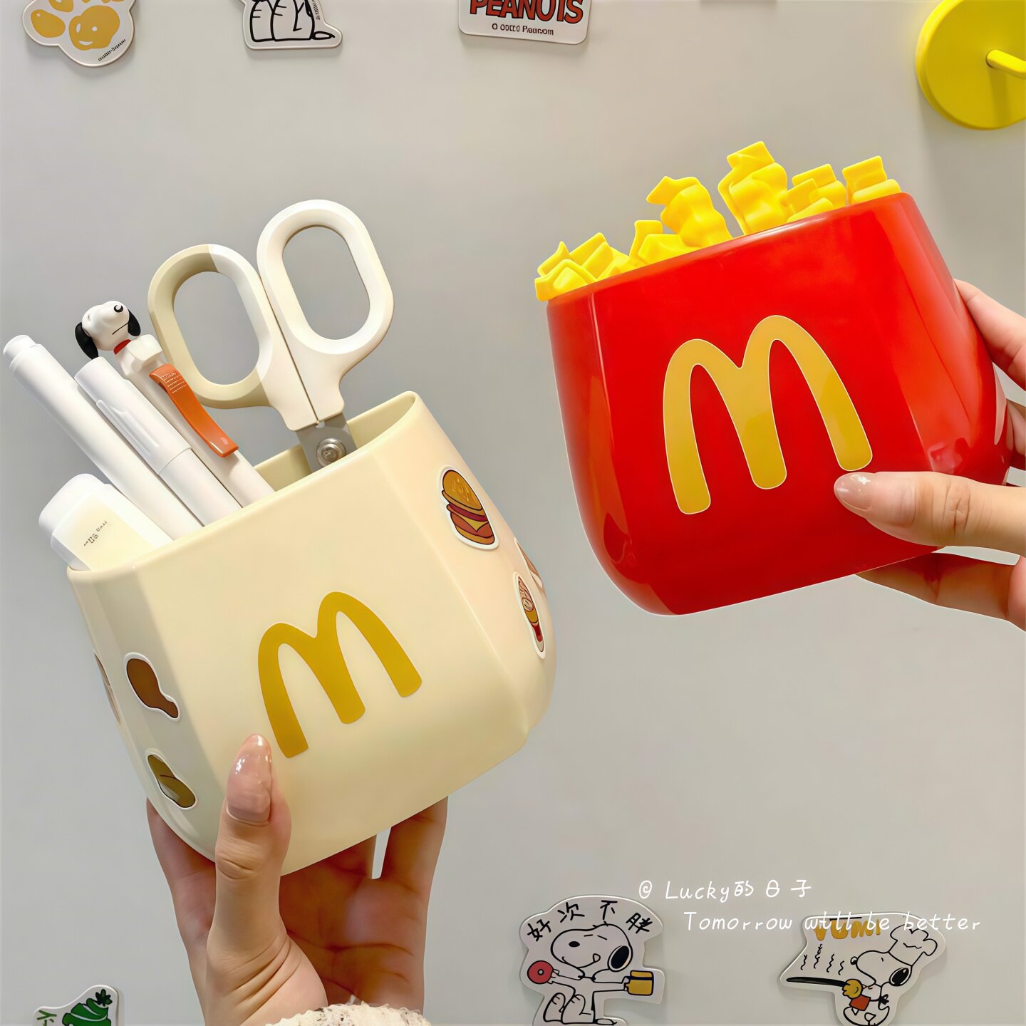 冰箱贴磁贴置物架侧面可爱磁吸收纳盒厨房保鲜膜壁挂免打孔磁力贴