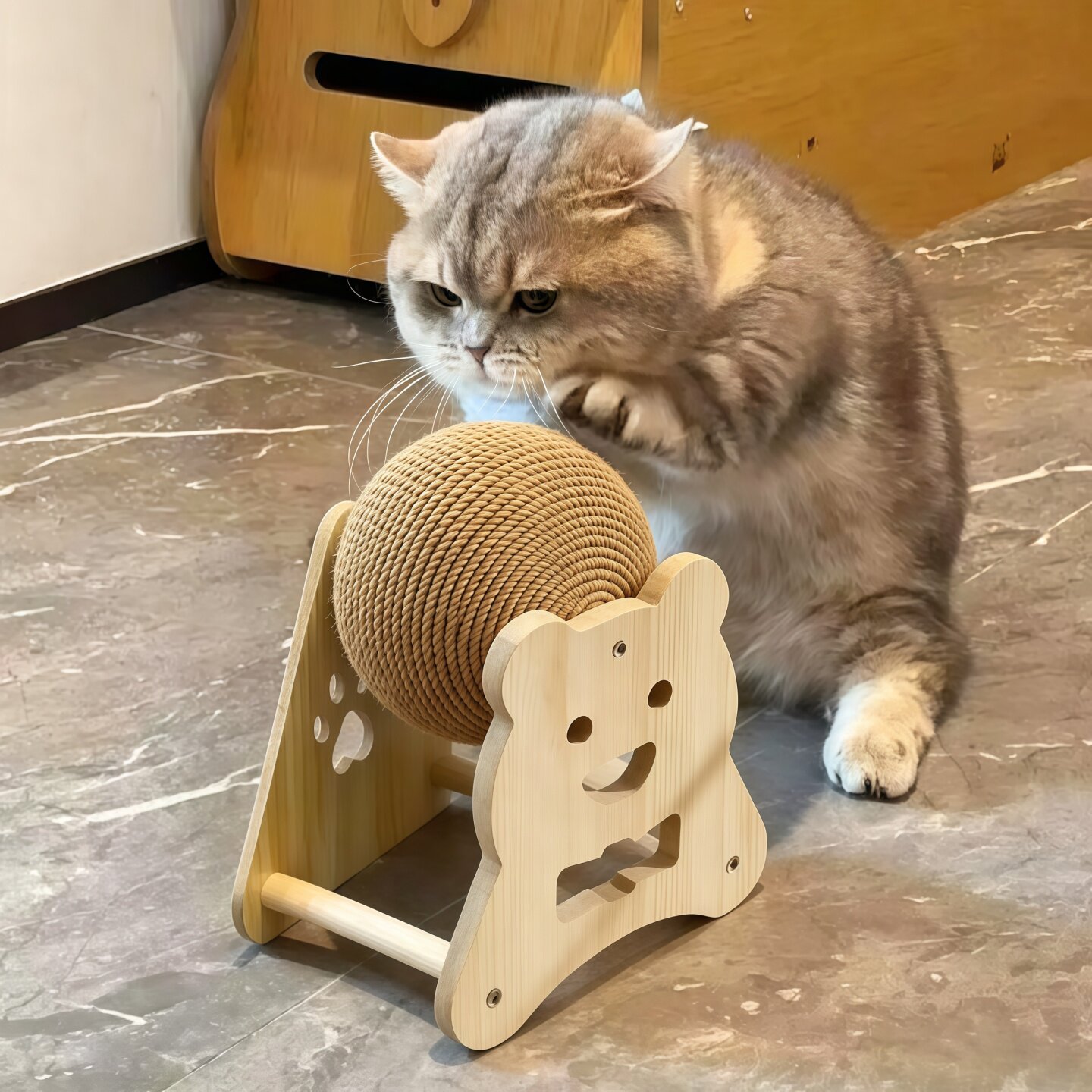 猫玩具耐磨猫抓球猫咪猫爪板立式剑麻球猫抓板猫爬架自嗨逗猫棒
